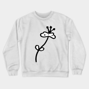 Alien Flower Line Art Crewneck Sweatshirt